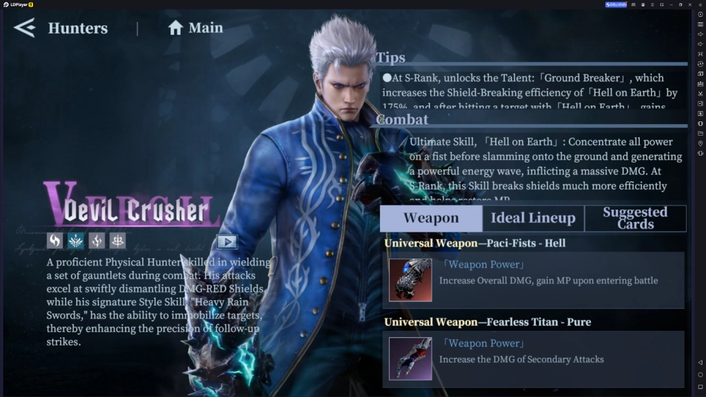 DEVIL MAY CRY: PEAK OF COMBAT Bảng xếp hạng nhân vật / TIER LIST