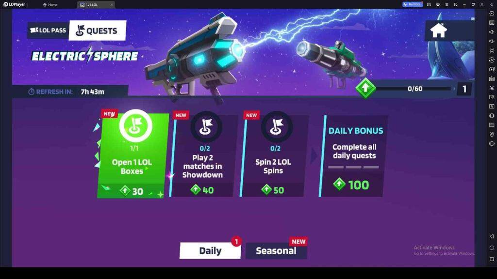 Daily and Seasonal Quests to Complete
