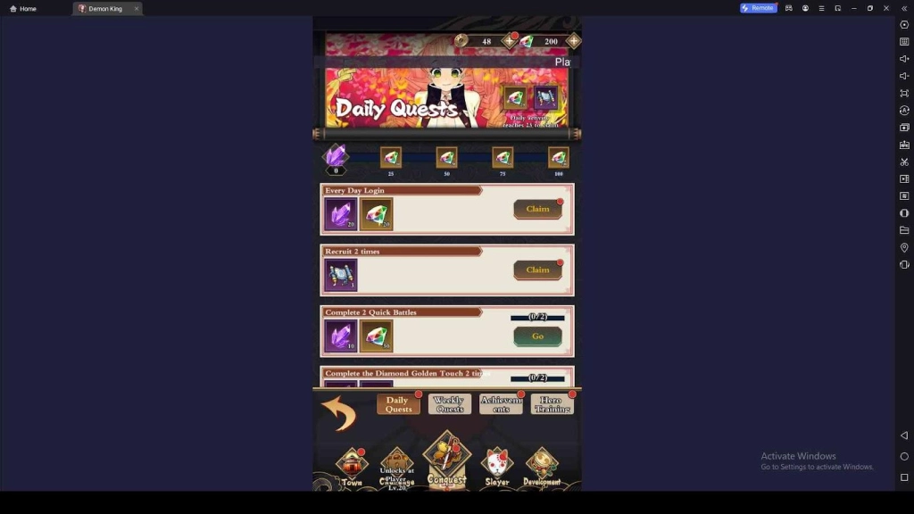 Complete the Missions