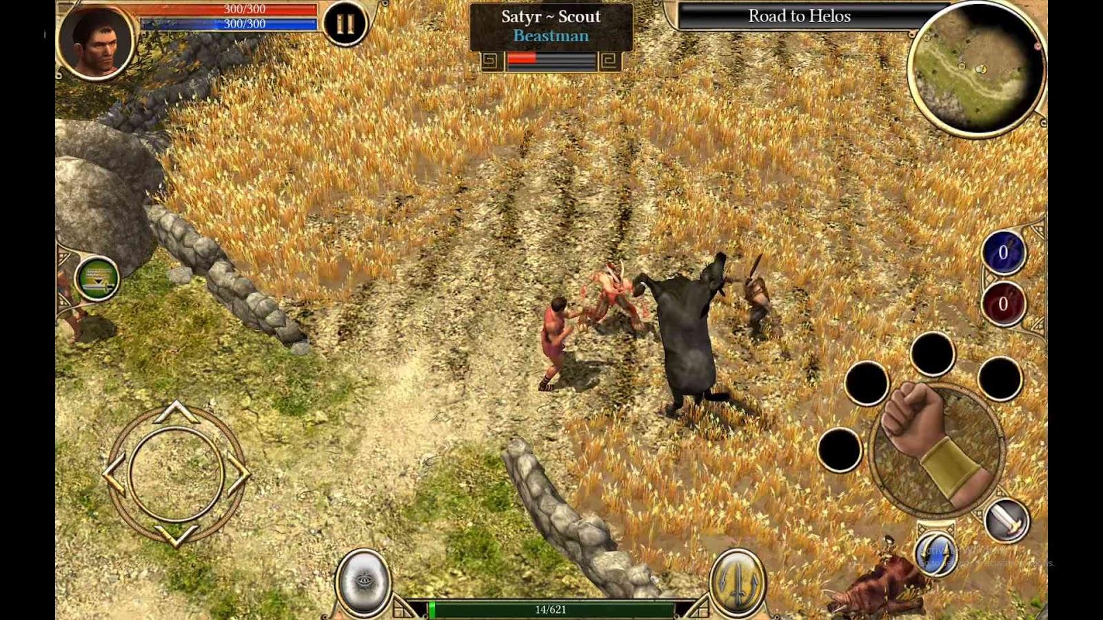 Battles During Exploration in Titan Quest: Ultimate Edition